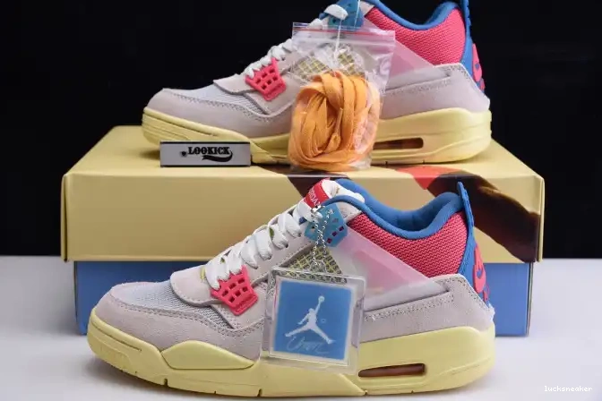 Rep LUCY Air Retro Union Jordan 4 DC9533-800 Ice Guava 0613
